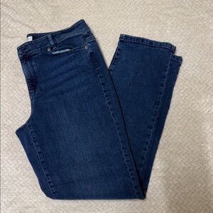 J. Jill Dark Blue Straight Leg Jeans